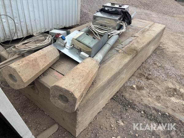 Lastbilsvåg Flintab 14-01-10/47-04/3431FA med värme- komplett