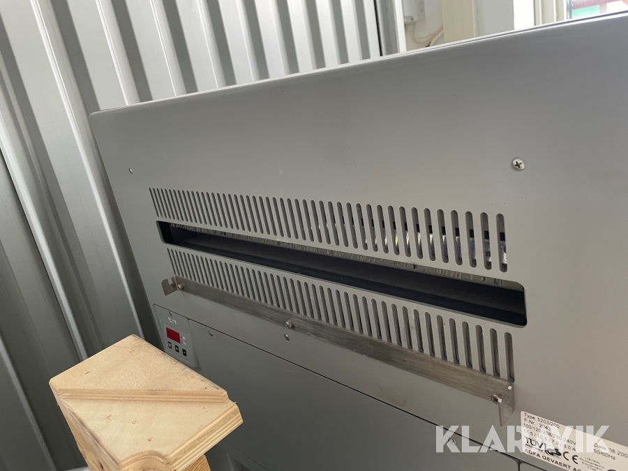 Framkallningsenhet AGFA Structurix NDT M Eco, Ludvika, Klara