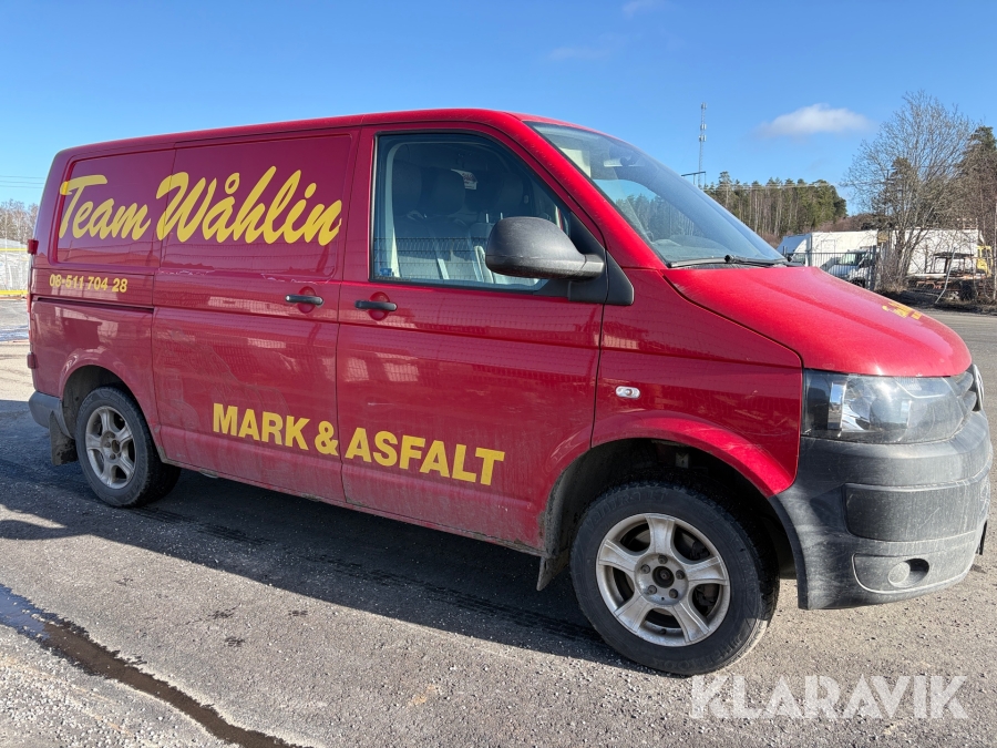 Skåpbil Volkswagen Transporter Verkstadsinredd