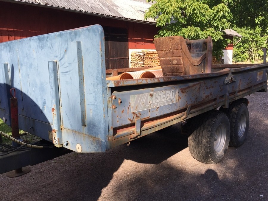 CAT M312 med vagn