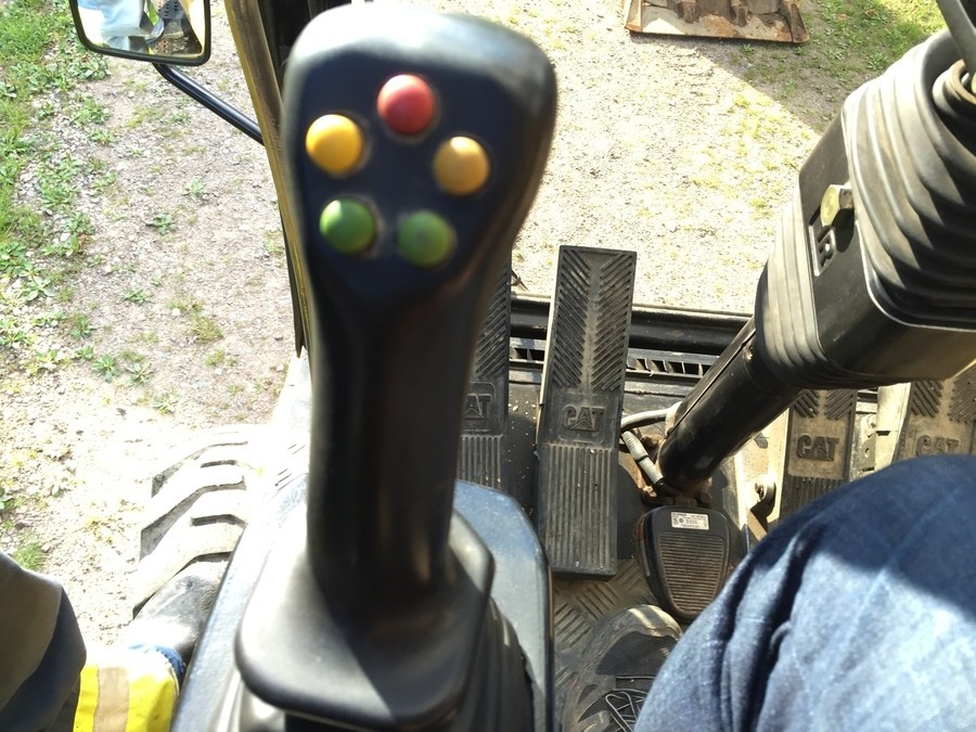 CAT M312 med vagn