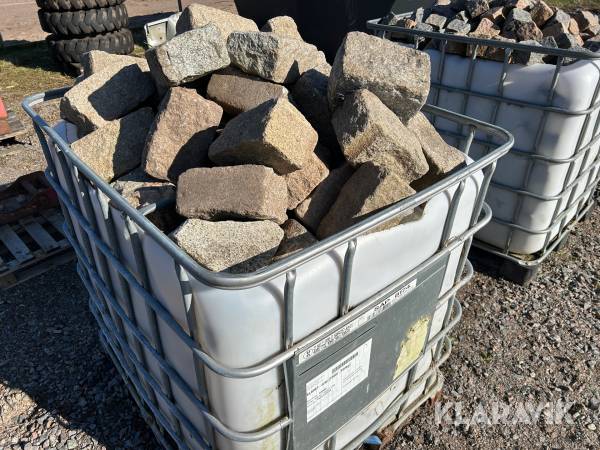 Blandat parti storgatsten ca 1 kubik