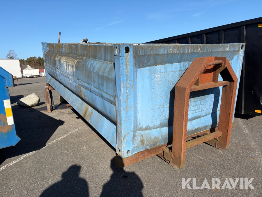 Vattentank på lastväxlarram 14 kubik