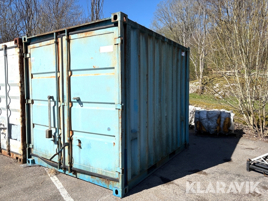 Container GMM 10 fot med dieseltank 1500 liter