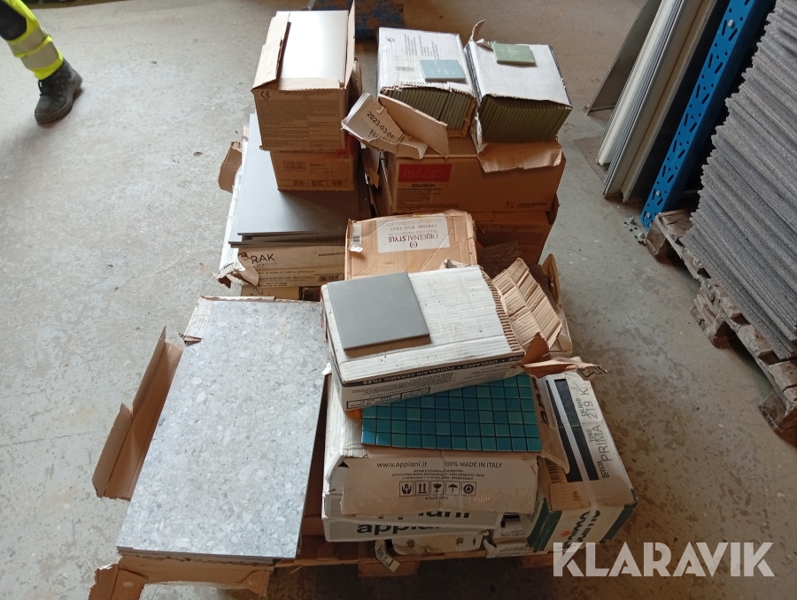 Kakel & klinker – blandade storlekar och modeller