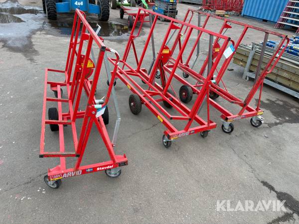 Skivvagn 3 st Starke Arvid 10400 90 cm