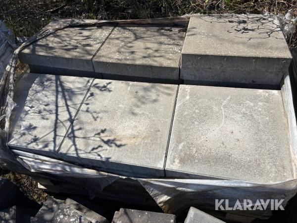 Trädgårdsplattor 420x420mm. ca 6 m²