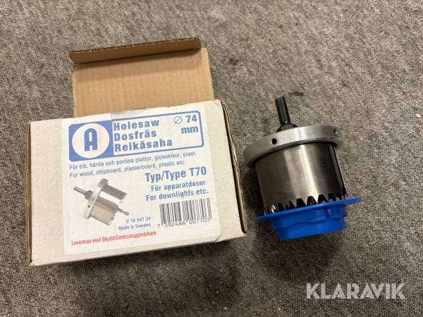 Hålborr / dosfräs T70 / 74 mm