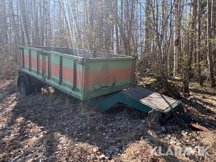 Tippvagn med aluminiumflak