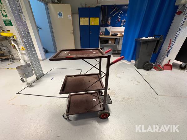 Verktygsvagn med plats för gastub