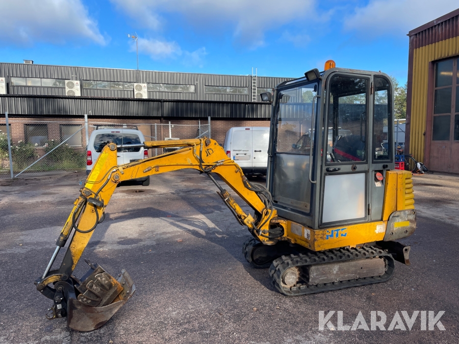 Grävmaskin JCB 801.4, Mönsterås, Klaravik auktioner