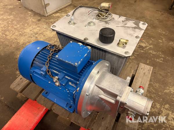Elmotor Moll-Motor 7.5kW med pump och hydraultank