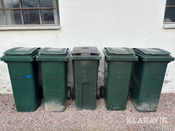 Sopkärl Plastic Omnium 190Liter 5st