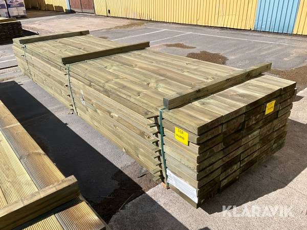 Virkespaket hyvlad regel Tryckimpregnerat NTR A 45x195 210löpmeter