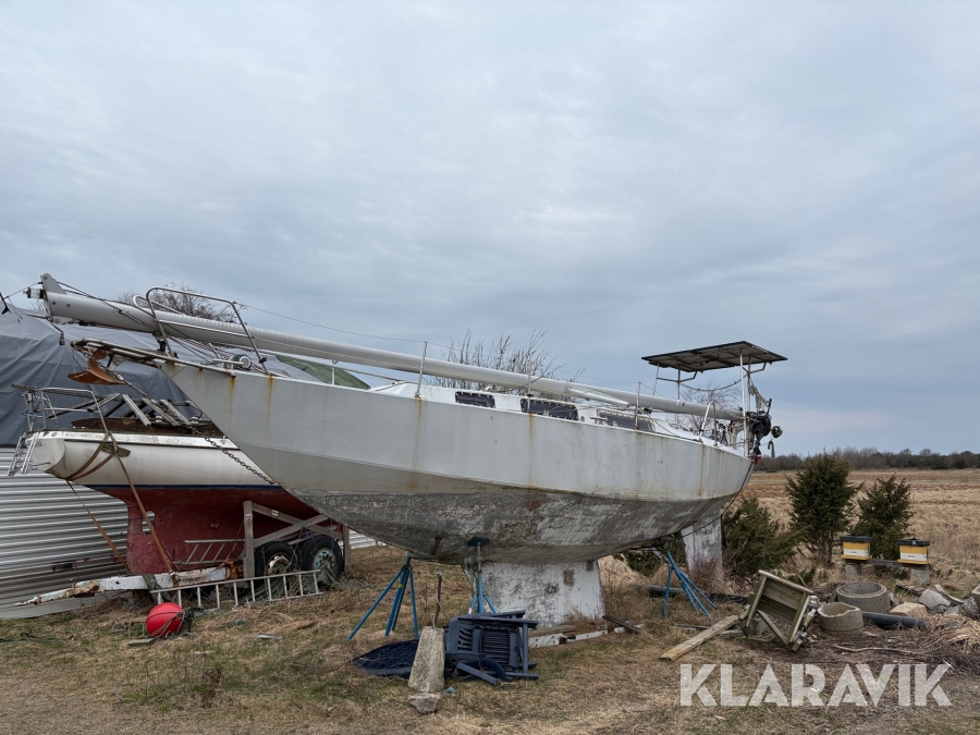 Segelbåt Bruce Roberts 345 stålkutter