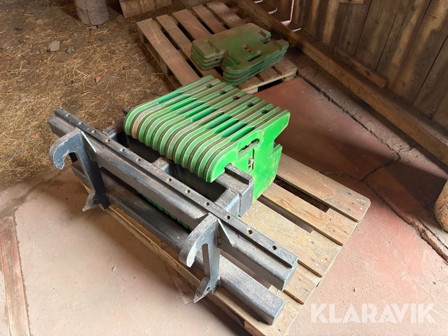 Frontviker (16x50kg) med Trima-fäste