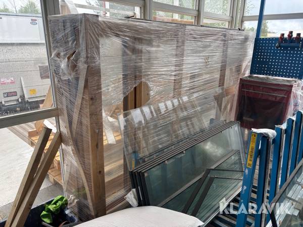 Pardörr Wimmerby fönstersnickerier 1585x2785mm EK