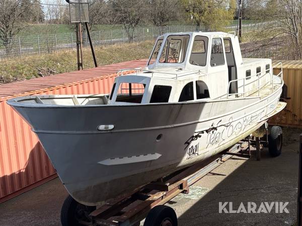 Stålbåt 12m - Vabis motor