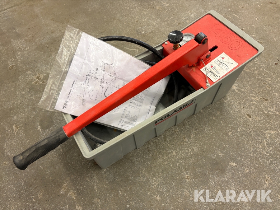 Provtryckningspump Ridgid 1450