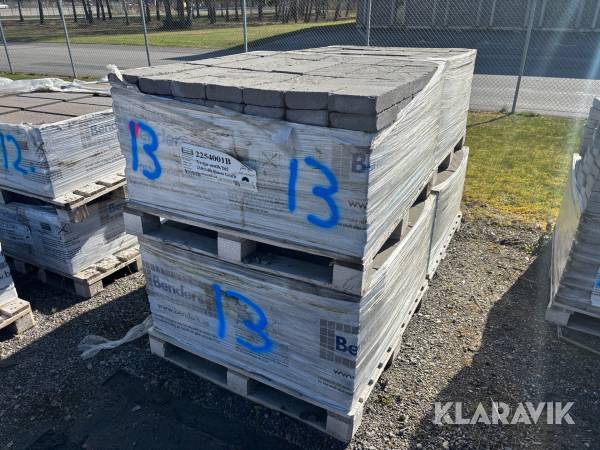 Marksten Benders Troja antik 210x140x50mm grafit 4pall