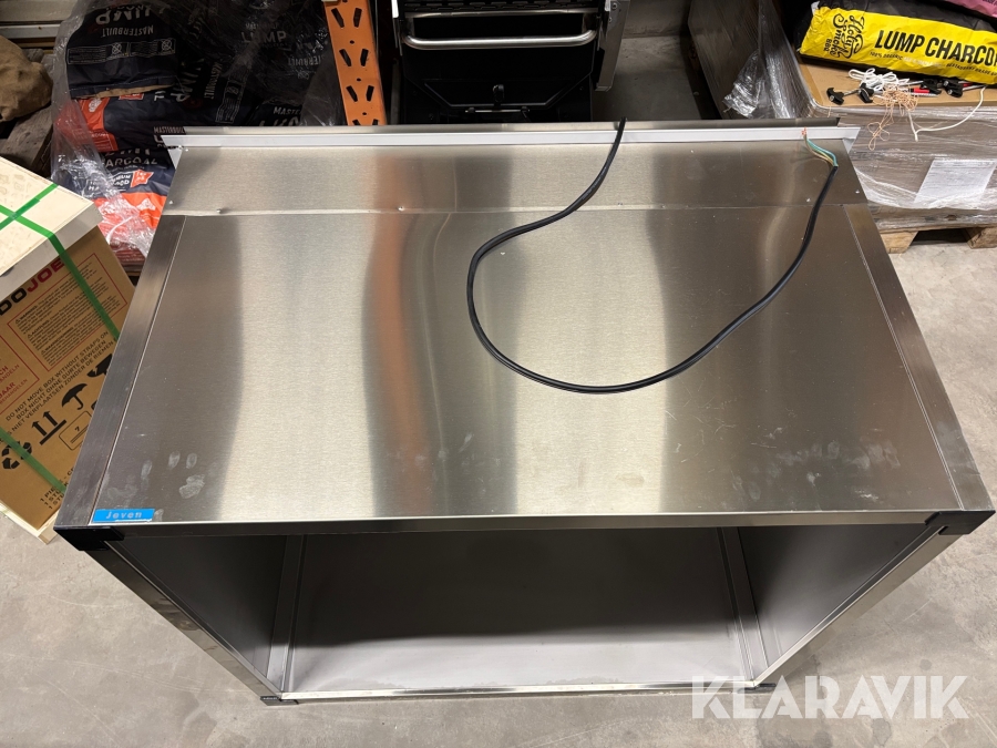 Rostfri fläktkåpa Jeven JDI-R med belysning