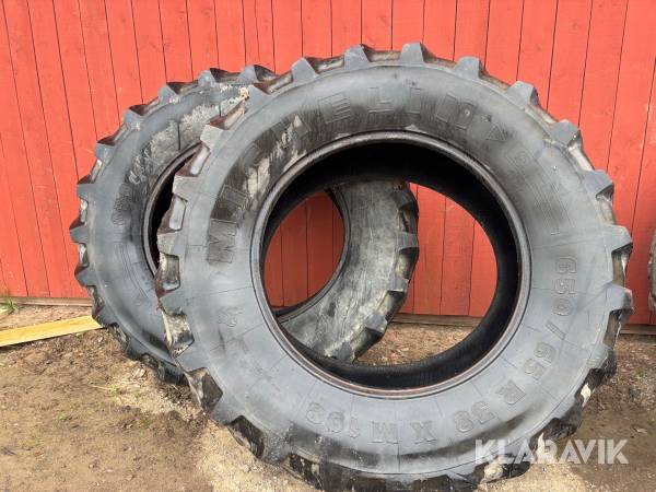 Traktordäck Michelin 650/65R38 2st
