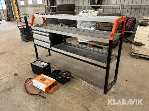 Hyllsystem Work system för bil 