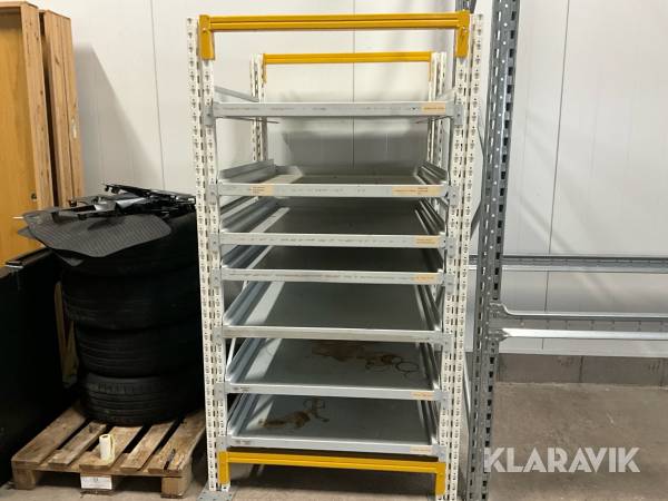 Utdragsenhet GBD Lagersystem med 5 utdragbara hyllplan