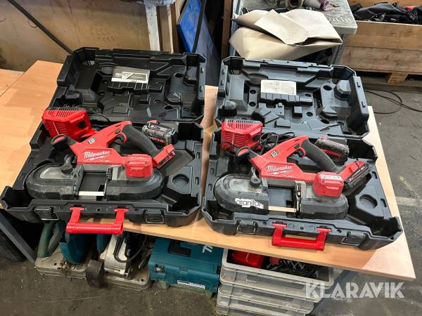 Bandsågar Miwaukee M18 FBS85-202C 2 st