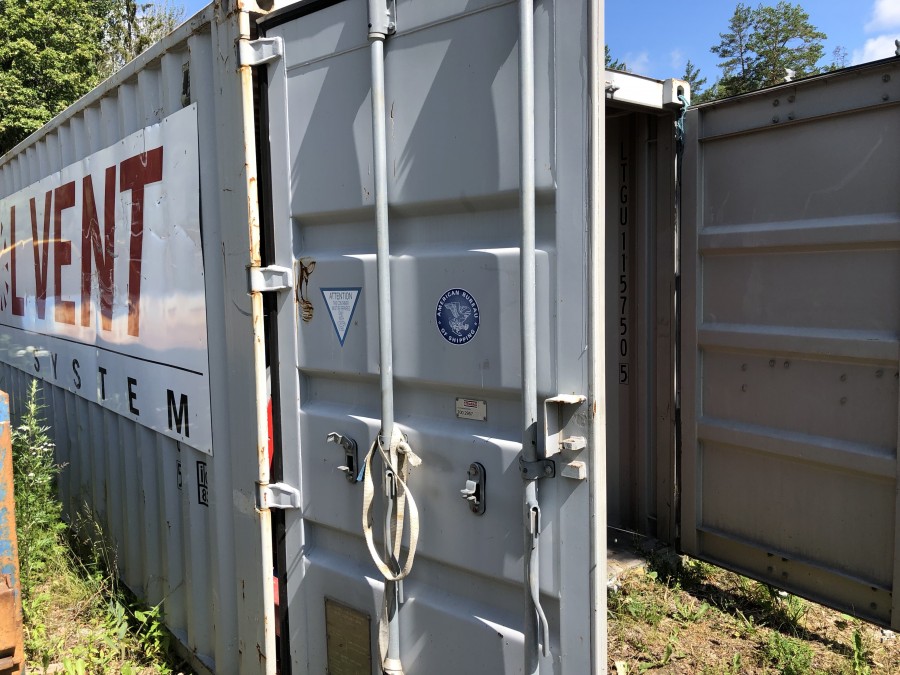 20 fot Container med tunnelfläkt