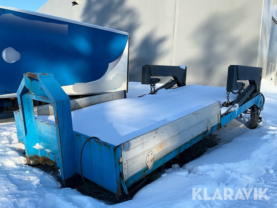 Liftdumperaggregat på lastväxlarram