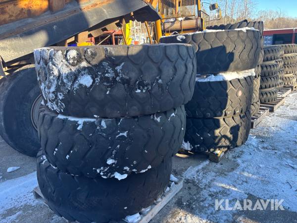 Hjullastardäck 20.5R25 5 st