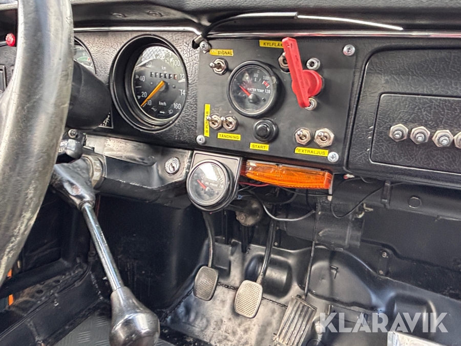 Saab 96 1.5 V4 Manual, 4-trins, 65ps, 1970