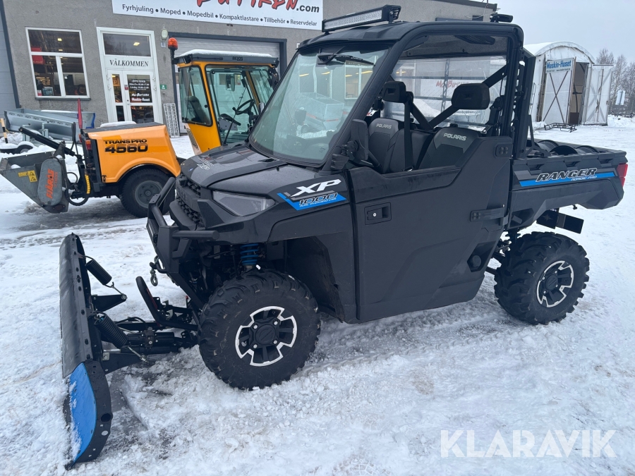 UTV Polaris Ranger XP 1000 Nordic Pro med snöblad