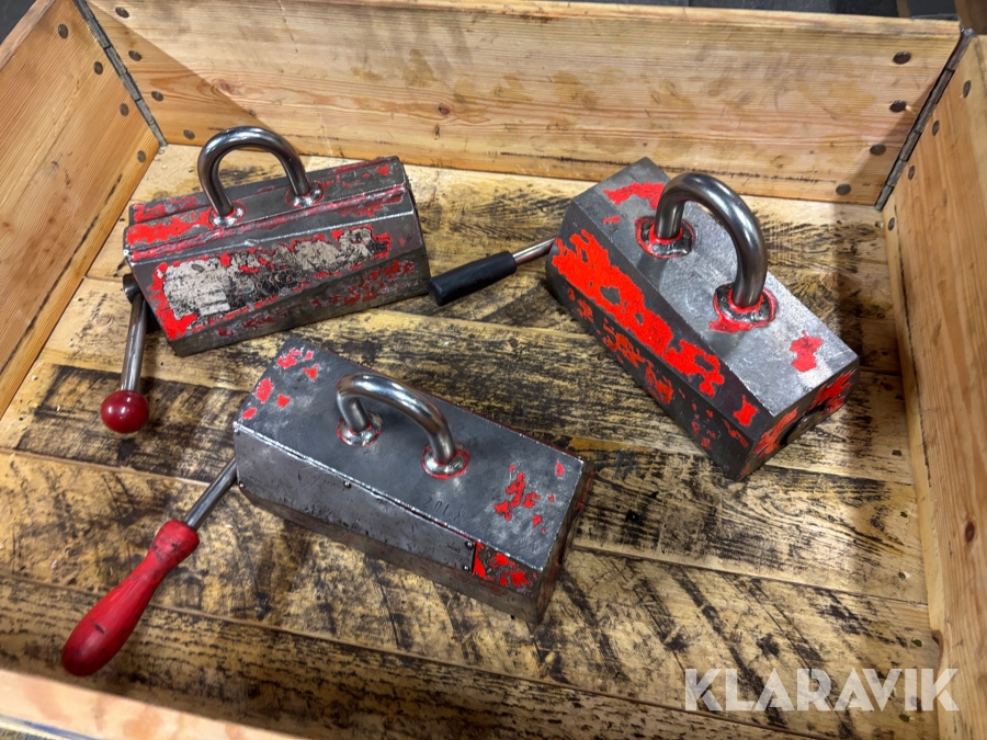 Lyftmagneter 600kg 3st