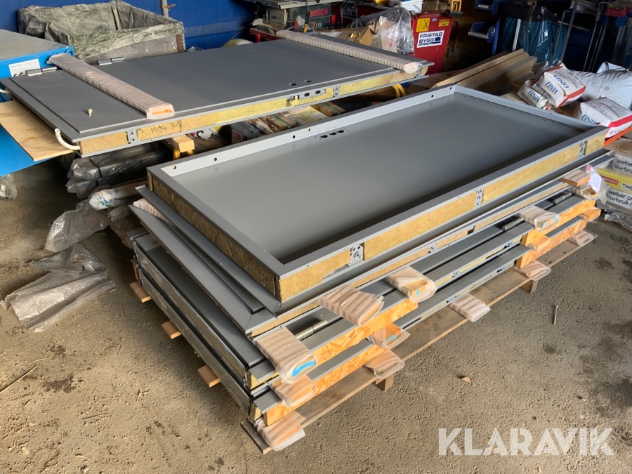 Ståldörrar Daloc 5st, nya