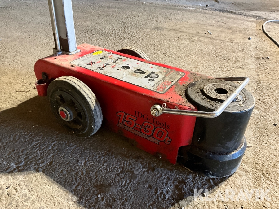 Tryckluftsdriven domkraft IDG-Tools 15-30T