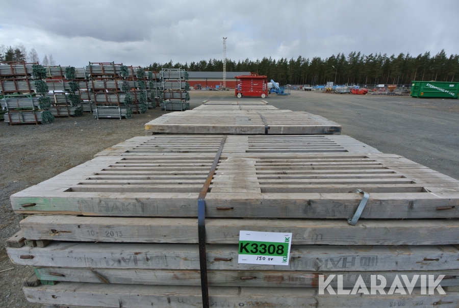 Ställningstrall Haki Trä 485 X 1400mm 150st