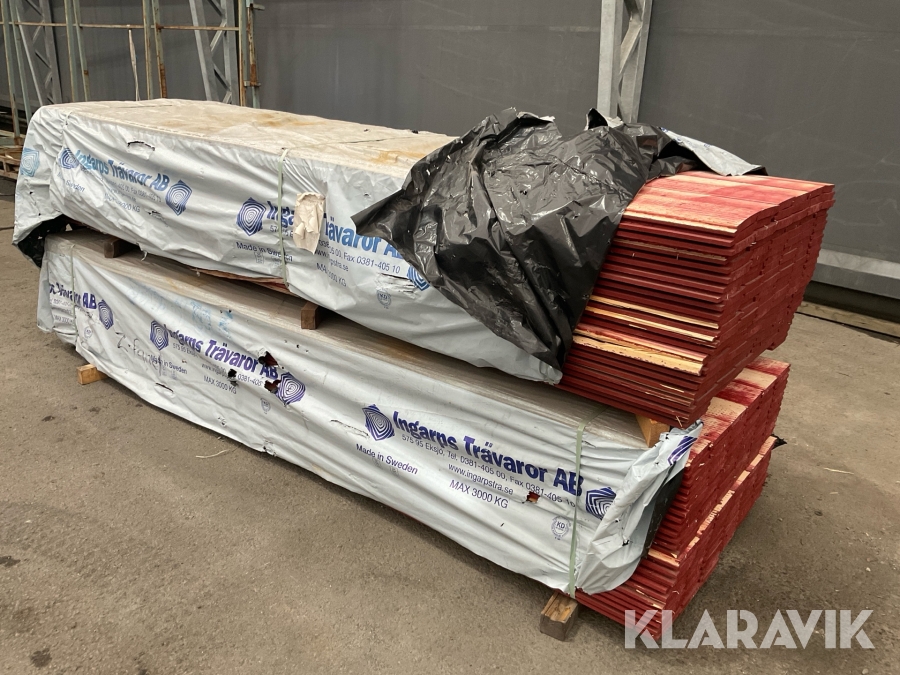 Z-panel Faluröd 22x165x3300mm, 950,4lpm