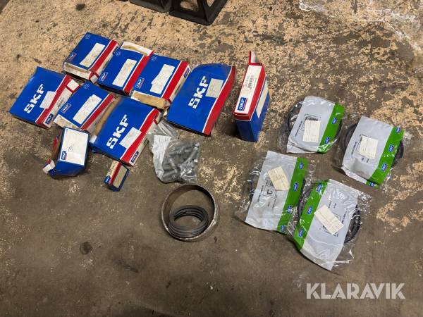 Diverse lager och packboxar SKF