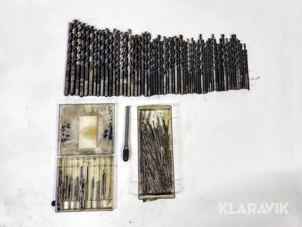 Spiralborr samt mikroborr i satser