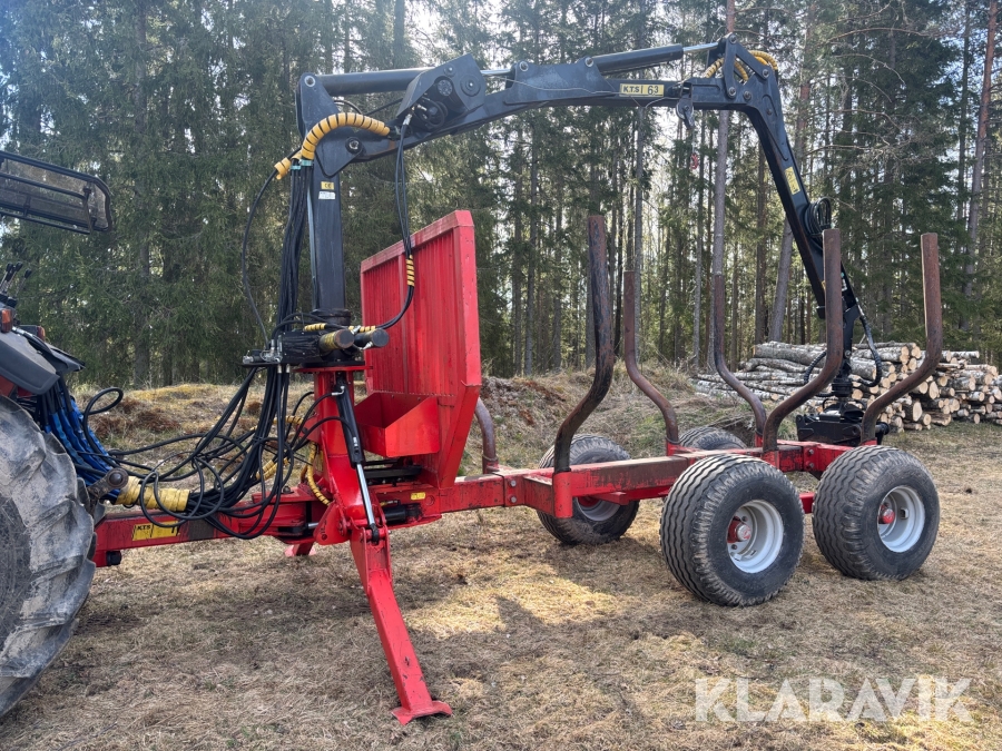 Huggarvagn/Skogsvagn KTS 10 ton