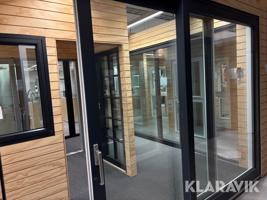 Skjutdörr Lyft-Glid Nordiska Fönster 2-delad Norrland Plus