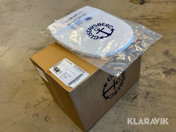 Toalettstol Gustavsberg Nordic 2330 vägghängd, inklusive sits