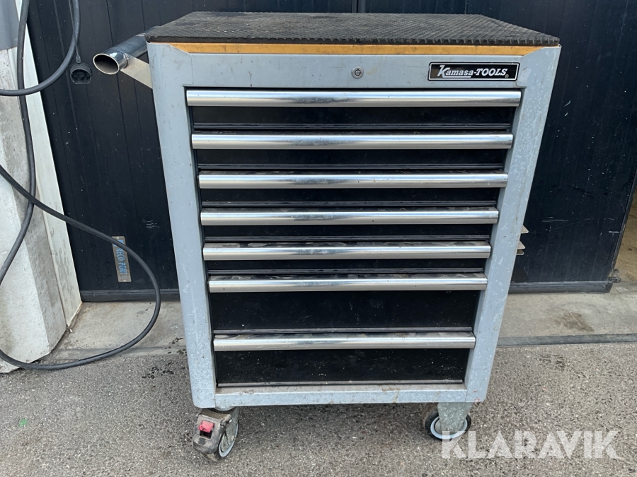 Verktygsvagn Kamasa-Tools med verktyg