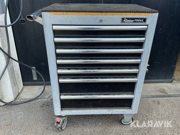 Verktygsvagn Kamasa-Tools med verktyg