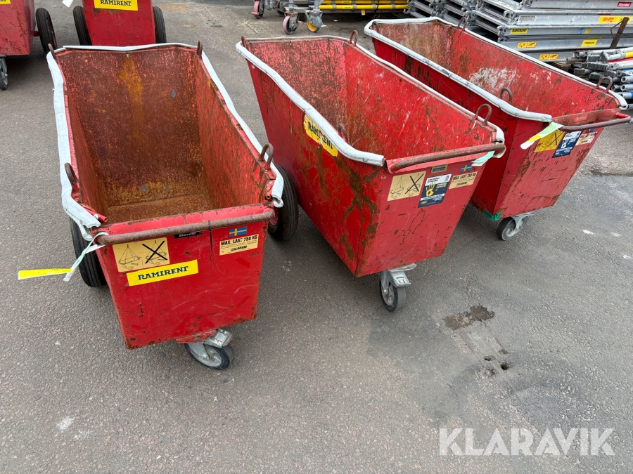 Fodervagn 3 st Starke Arvid 14000