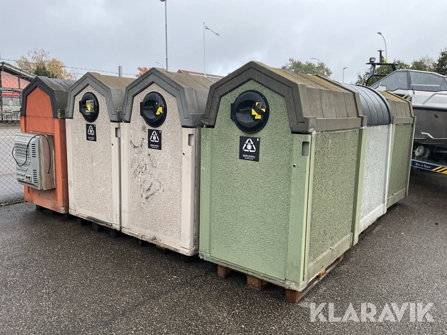 Kärlskåp miljöhus San Sac 18st