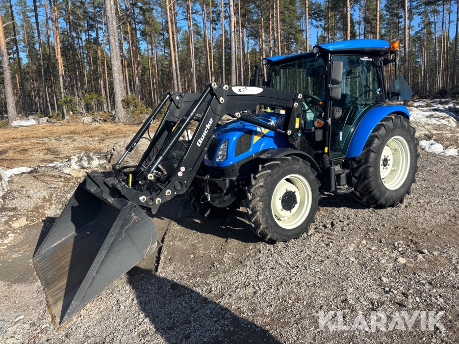 Traktor New Holland T4.75 S med skopa