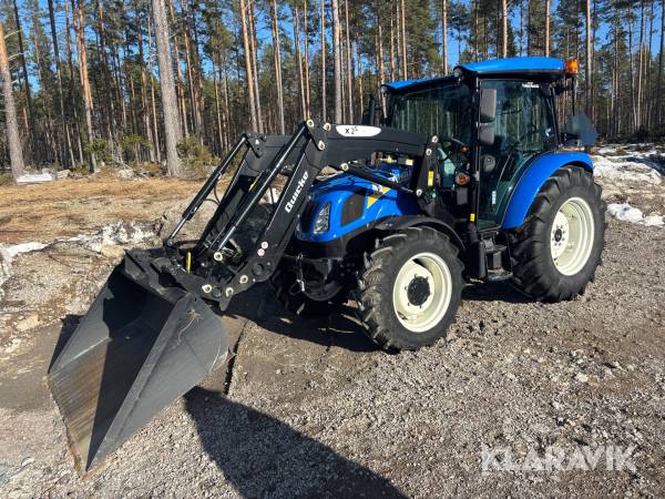 Traktor New Holland T4.75 S med skopa